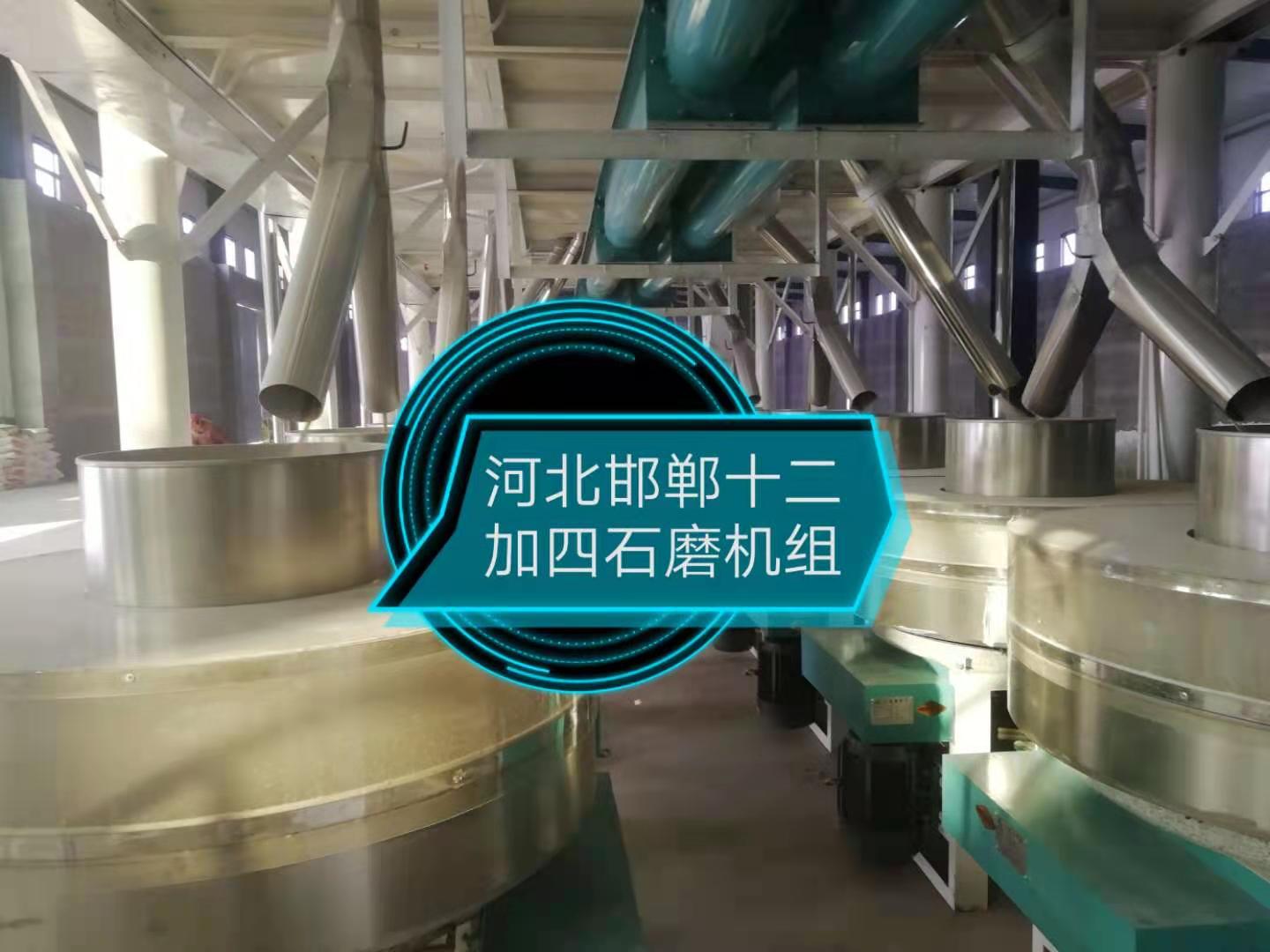 河北邯鄲十二加四石磨機組